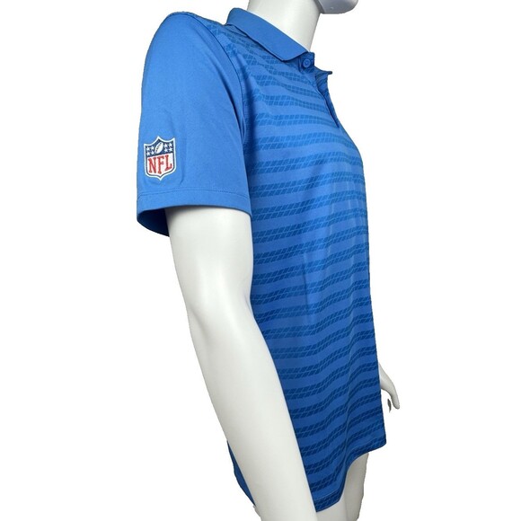 Nike LA Chargers Mens Small Blue NFL On Field Dri-Fit Polo Golf Shirt New - Picture 4 of 12